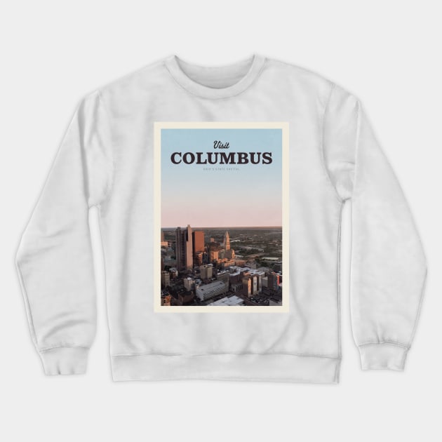 Visit Columbus Crewneck Sweatshirt by Mercury Club